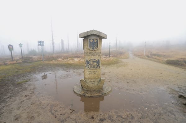 Dreiländereck im südlichen Bayerischen Wald